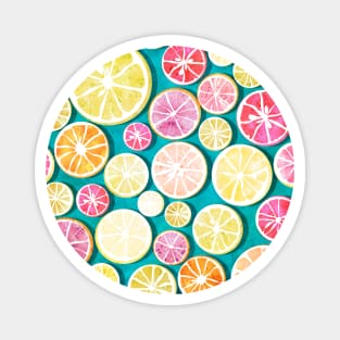 Citrus bath // pattern Magnet